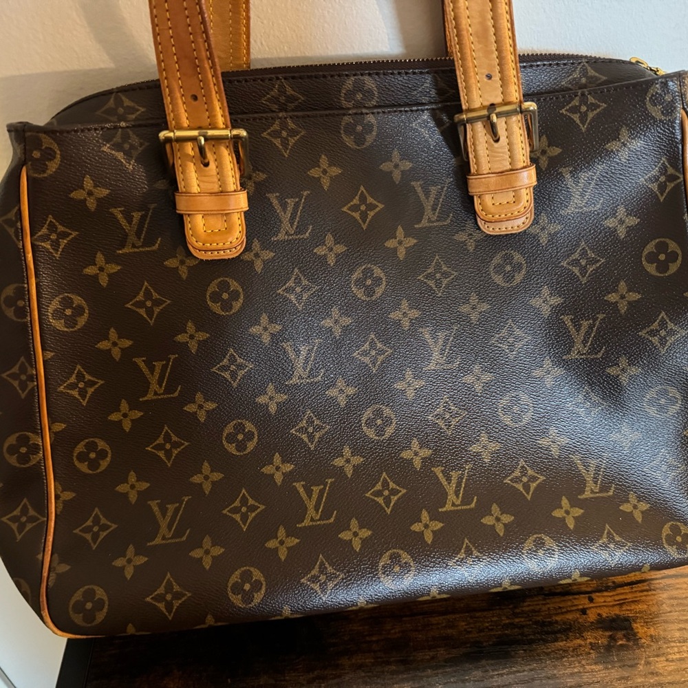 Louis Vuitton Brown Monogram Multipli-Cite Handbag Purse Bag EUC - Picture 5 of 16